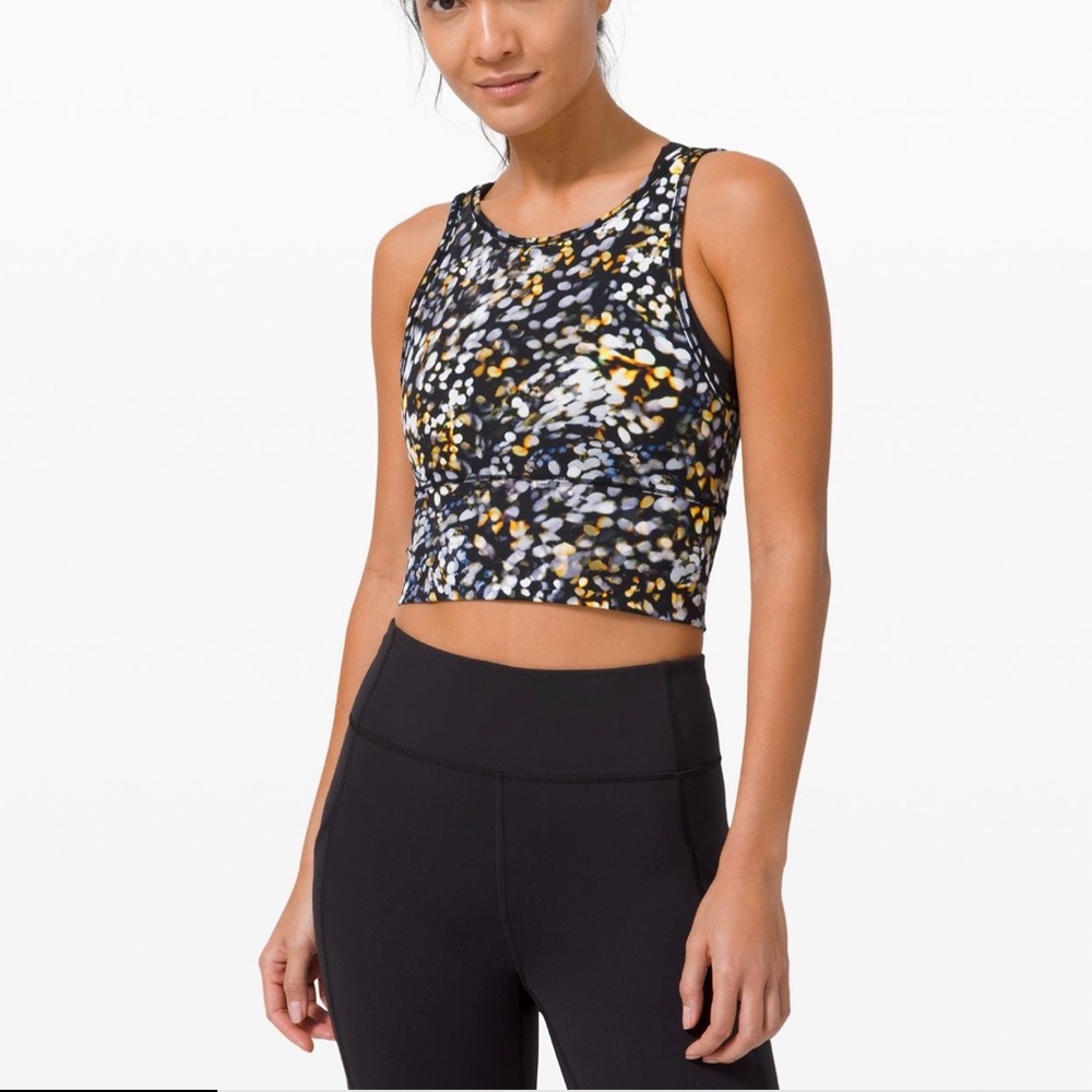 Lululemon Power Pivot Tank Metropolis Glow Size 4